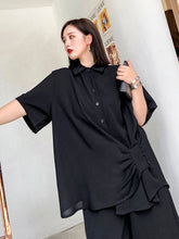 Original Solid T-Shirt&Wide Leg Shorts Suit